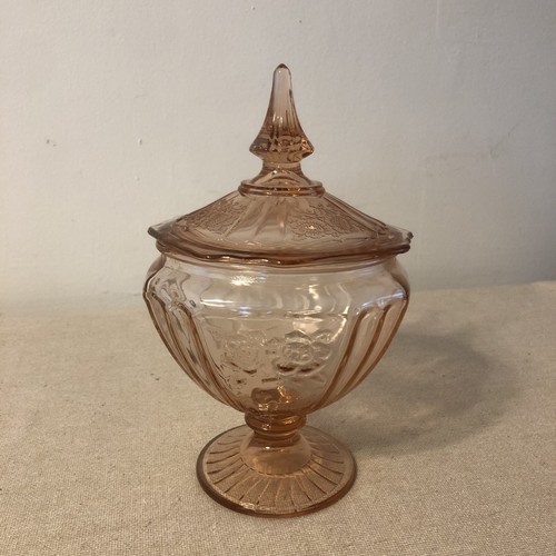 Vintage pink depression - pink, glass