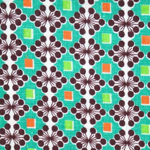 Vintage feedsack fabric atomic - vintage,