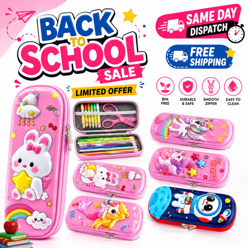 Unicorn pencil case - unicorn,