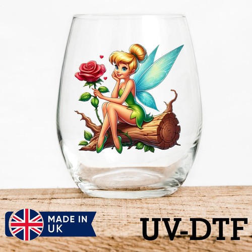 Tinkerbell 8pcs dtf - tinkerbell, uv