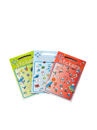 Set smurf 180 stickers - set,
