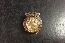 Vintage 1930s Health & Strength League Enamel Lapel Badge
