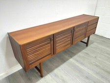 McIntosh Of Kirkcaldy, Mid Century Teak, Louvred Door Side Board - Large