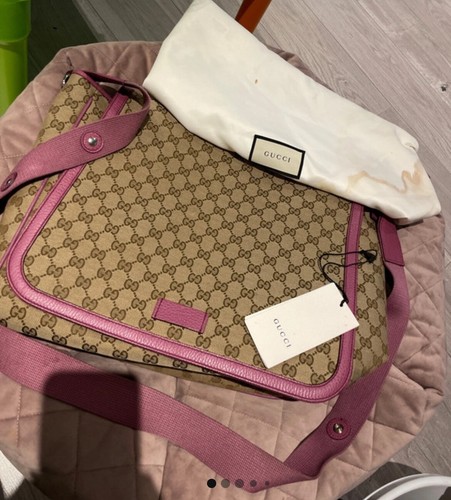 Gucci nappy pram bag used - gucci, nappy/pram