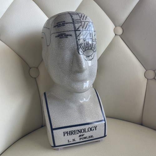 Fowler phrenology ceramic - fowler,
