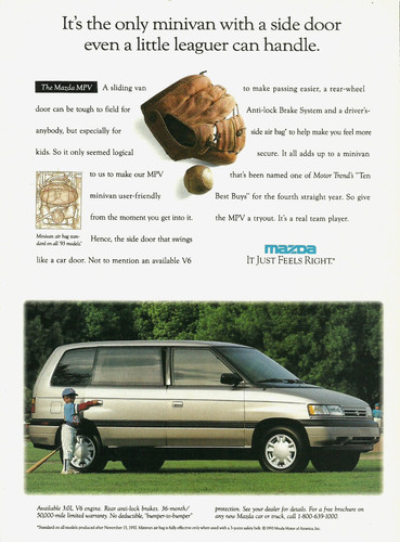 1993 mazda mpv minivan - minivan, van