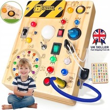 Montessori Wooden Busy Board