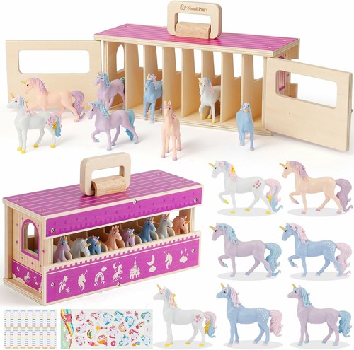 Wooden stable with unicorns - stable, 8