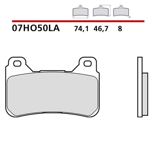 Brembo front brake pad kit - brembo,