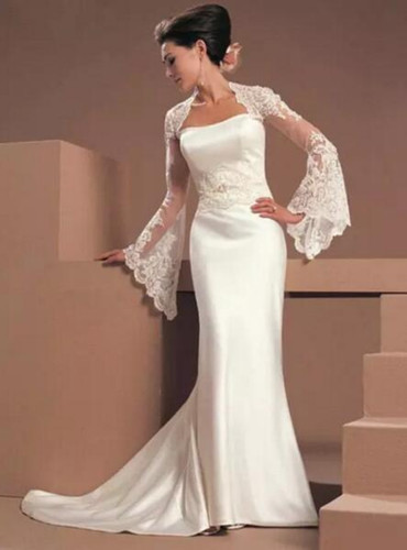 Long sleeve lace - sleeve, wedding