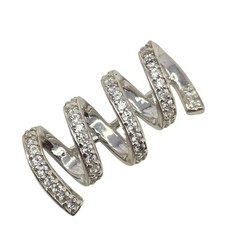 Sterling Silver 925 DQ CZ