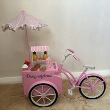Chad Valley Designafriend Ice Cream Sweet Treat Bike Cart   complete 