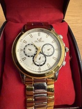 ORLANDO Quartz Watch. Silver & Gold