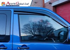 VW TRANSPORTER T5 T6 WIND DEFLECTORS - 2003 - 2017  WIND & RAIN & SMOKE 2 PIECE