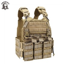 Tactical Military Vest Quick Release Molle Airsoft Combat Assault Plate Carrier