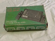 Vintage Optim Sport TV Game Console with Controllers ORIGINAL BOX