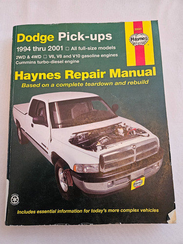Haynes repair manual - repair,