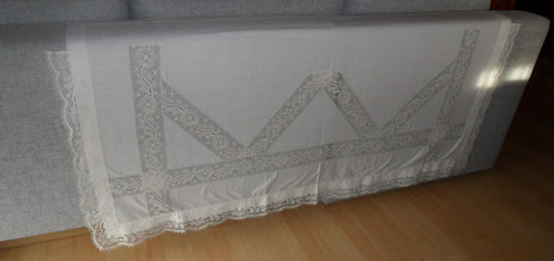 Beautiful old sofa cover - , with