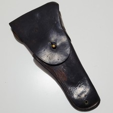 WW1 - 1918 DATED - COLT 1911 HOLSTER M1916 UPDATED IN WW2 LEATHER, US ARMY 