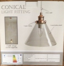 BNWB Conical Glass Pendant