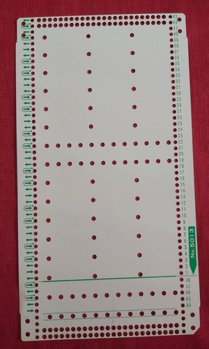 Lace punchcard from - lace,