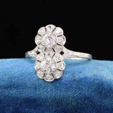 Victorian Art Deco Round Cut
