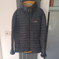 Rab Microlight Alpine Men's Down Jacket Size XL, Dark grey