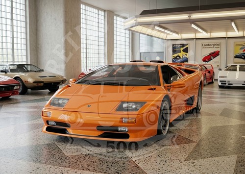 Lamborghini diablo print - diablo, sv