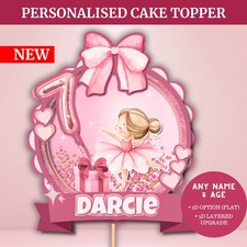 Personalised Ballerina Cake