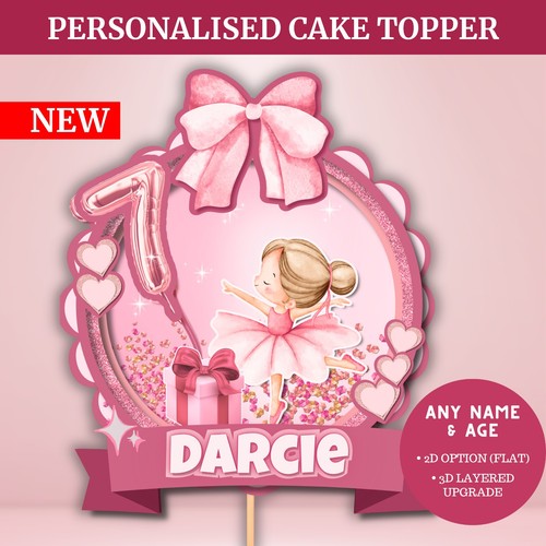 Personalised ballerina ballet - personalised,