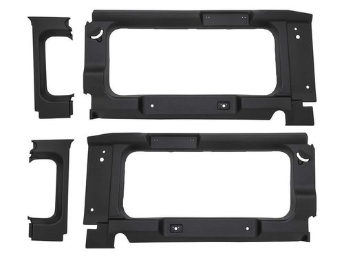 Black rear window - window, panel