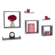 Set of 6 Floating Cube