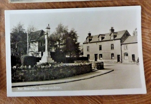 Postcard war memorial barrow - postcard,