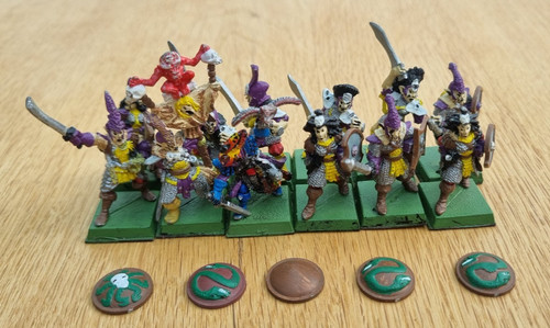 Dark elf warriors 1990s - dark,