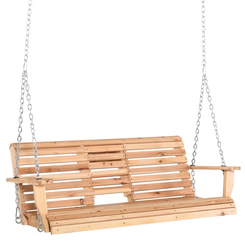 Seater wooden porch swing - porch,