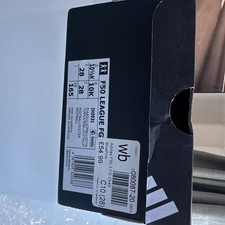 F50 League FG Football Boots UK Size 10.5 Blue Pink White