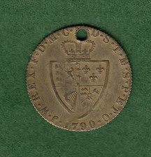 Gaming token 1790 george - george, iii