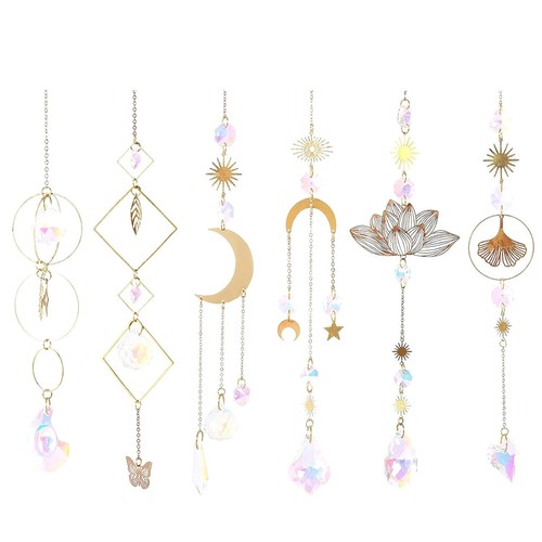 Lotus sun catcher - lotus, crystal