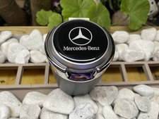 Car Ashtray With Lid And Led Light Car Smokeless Cup Holder For Mercedes