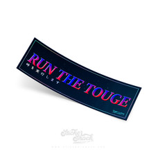 RUN THE TOUGE SLAP STICKER jdm