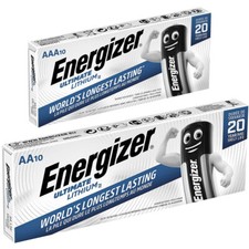 ENERGIZER AA AAA ULTIMATE LITHIUM BATTERIES 1.5v LR6 FR6 BATTERY 25 YEARS EXPIRY