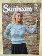 Sunbeam knitting pattern 892