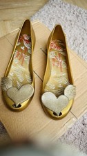 Vivienne Westwood x Melissa Glittery Flat Shoes Size 4
