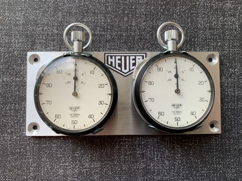 Vintage heuer dembo stopwatch - heuer,