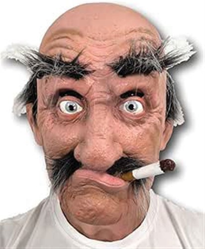Smokey joe latex mask adult - latex,
