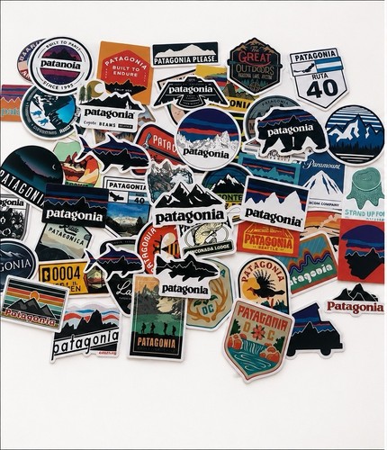 Patagonia camping stickers - patagonia,