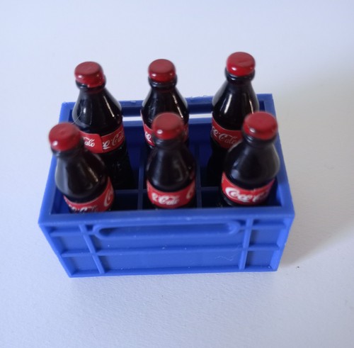 Miniature crate pop bottles - of,