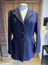 Ladies Caldene Navy Hunt Coat 40 Excellent Condition size 14. Small 16 