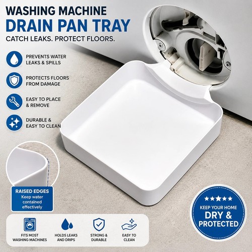 Washing machine drain tray - washing,