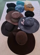 Vintage Ladies Hat Job Lot Of